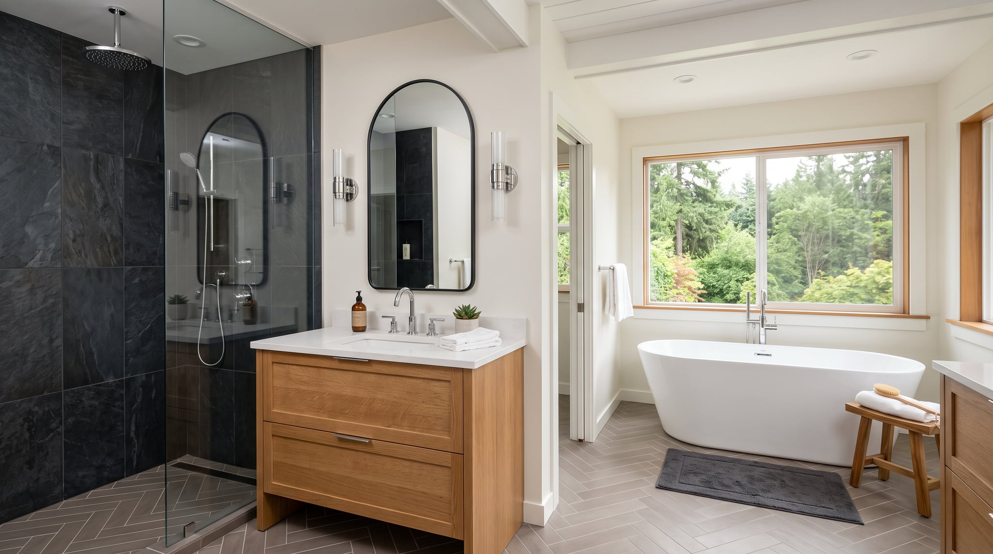 Sanchez Bathroom Remodeling Co, bathroom remodeling in Fall City, finished project